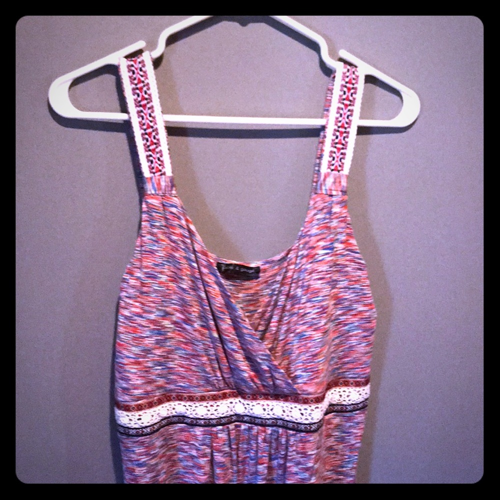 Multi colored maxi dress